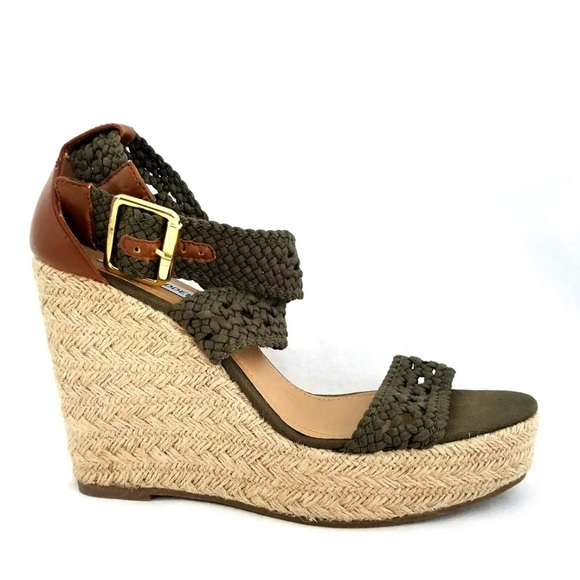 Steve Madden Magestee Espadrille Wedge Size 9 1/2 - Picture 2 of 7
